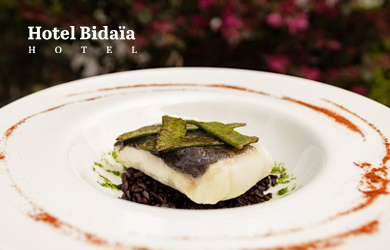 Menú en Bidaia Hotel & Restaurante