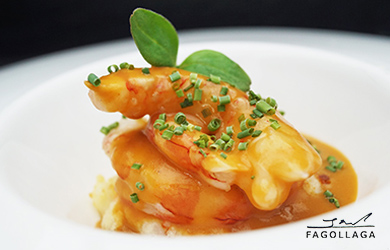 Exclusivo menú de invierno en restaurante Fagollaga de Ixak Salab