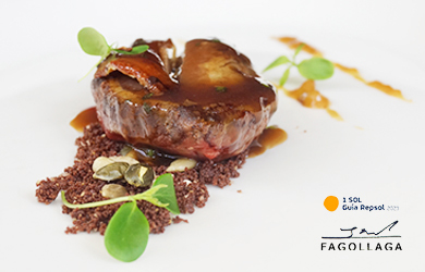 Menú degustación de Verano en el Fagollaga