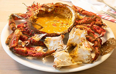 Mariscada para 2 personas + postre + botella de vino