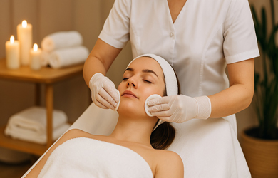 Higiene facial con extracción manual y Alta Cosmética Natural Mas