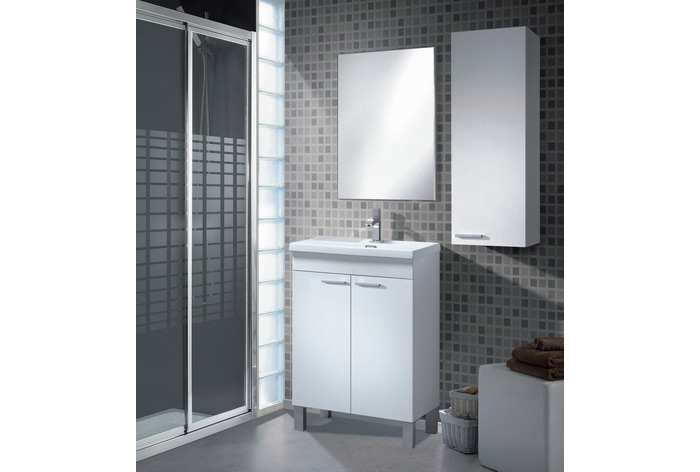 Mueble lavabo PEQ. 2p + espejo + LAVABO 