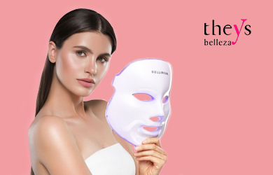 Tratamiento facial rejuvenecedor con mascara de luz led