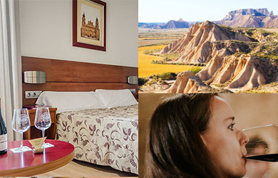 Estancia de 1 noche con desayuono en habitación doble, visita la 